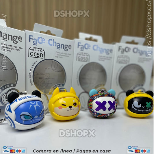 Audífonos Cambia Cara G05D – Estilo y Sonido de Alta Calidad
